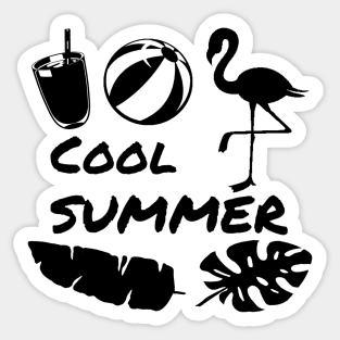 Cool Summer Sticker
